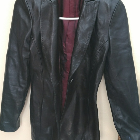 Cole Haan Leather Jacket - Picture 3 of 7